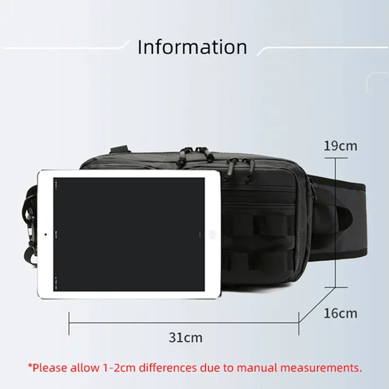 Crossbody Fishing Lure Shoulder Chest Waist Bag - Pack