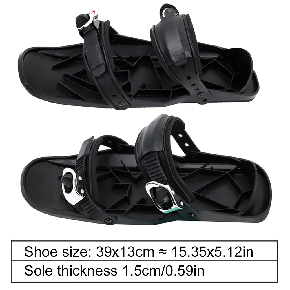 Short - Mini Skating Ski Shoes Portable Adjustable Boot