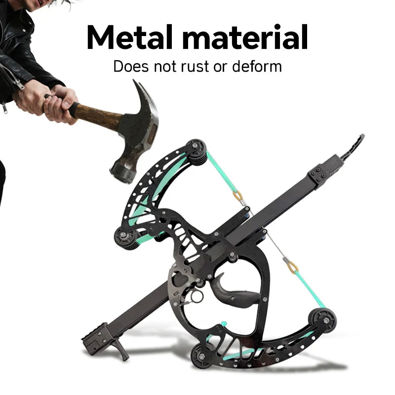 Veyron all-metal composite bow, with a 50-shot capacity, suitable for practice and hunting