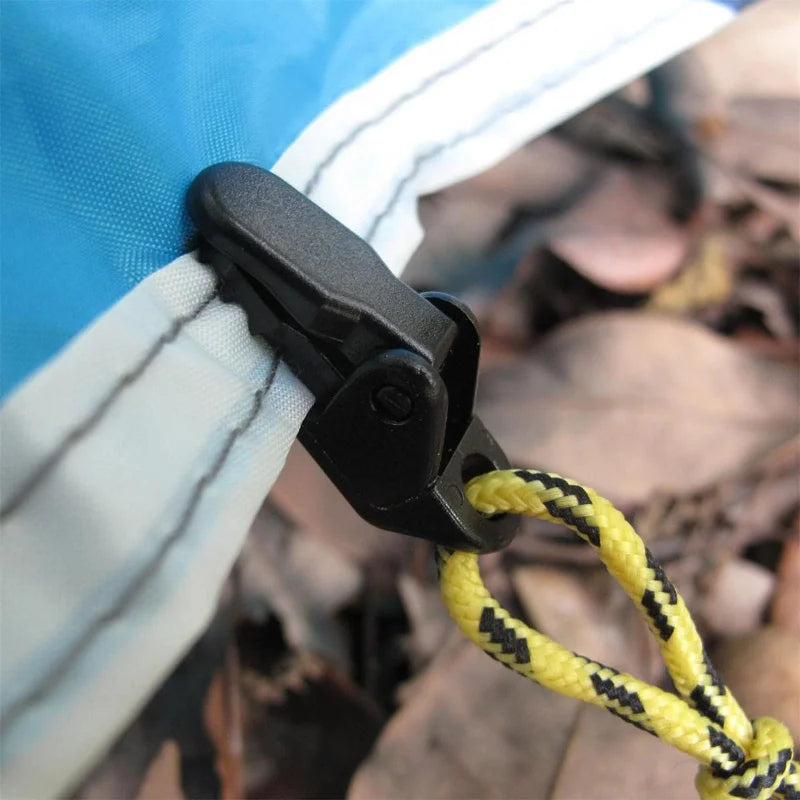 5/10/12PCS Tent Awning Alligator Clip Heavy Duty Clamp For Tarpaulin Shelter Windproof Reinforced Grip Camping Hike Tool