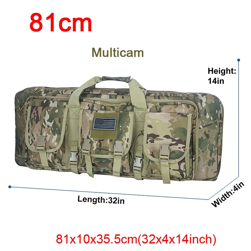 ARMY 32 38 42 48 inch Tactical Double Rifle Case