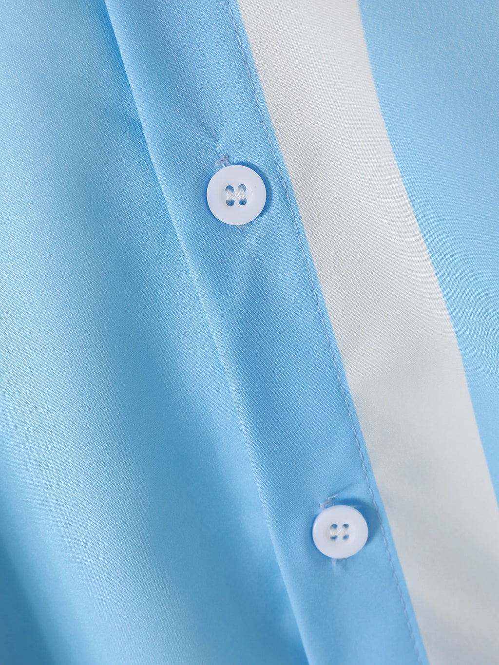 2-Piece Printed Men's Summer Short-Sleeved Button-Down Shirt and Pants Set