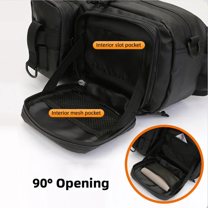 Crossbody Fishing Lure Shoulder Chest Waist Bag - Pack