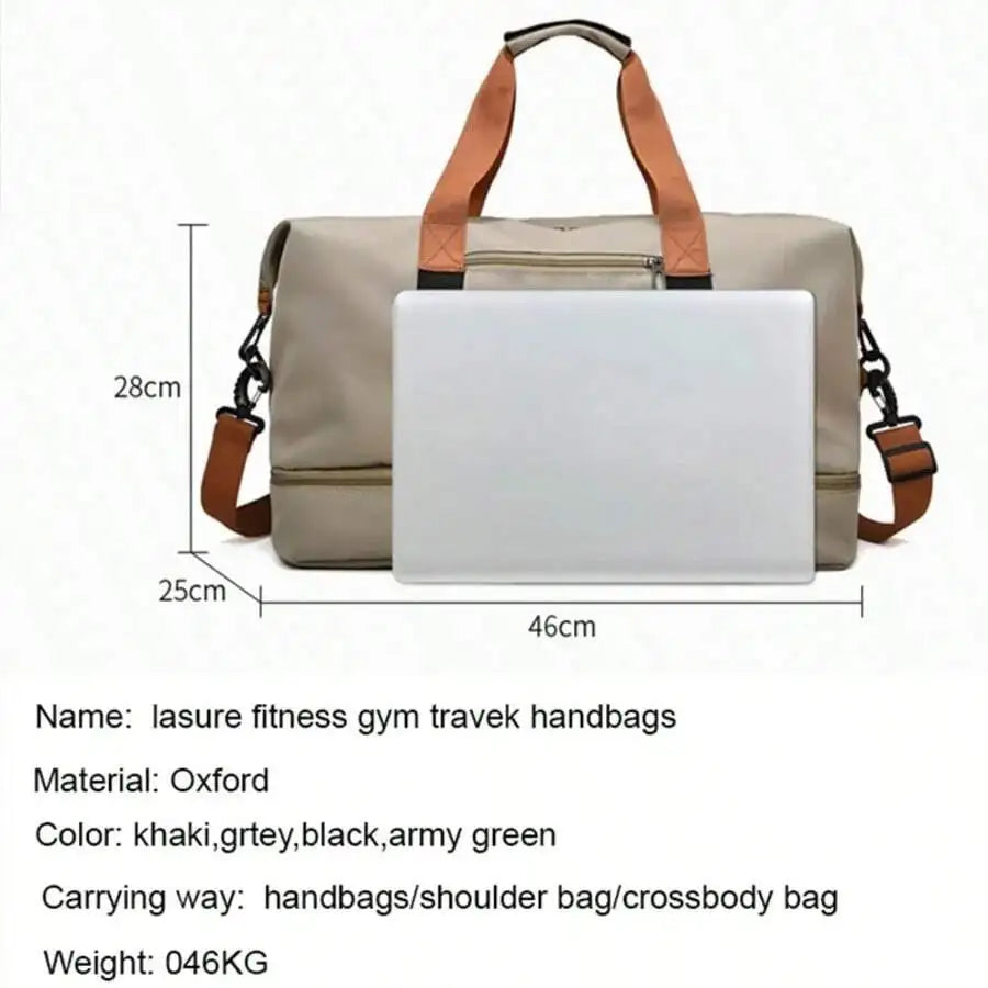 Travel Gym - Duffle Bag with Crossbody Shoulder Strap