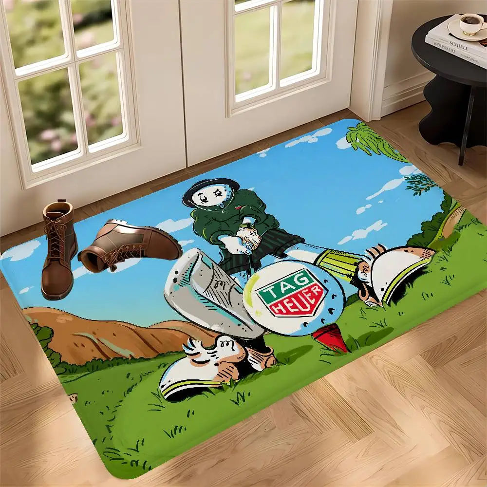 Golf Room Hallway Carpet Non-Slip Mat
