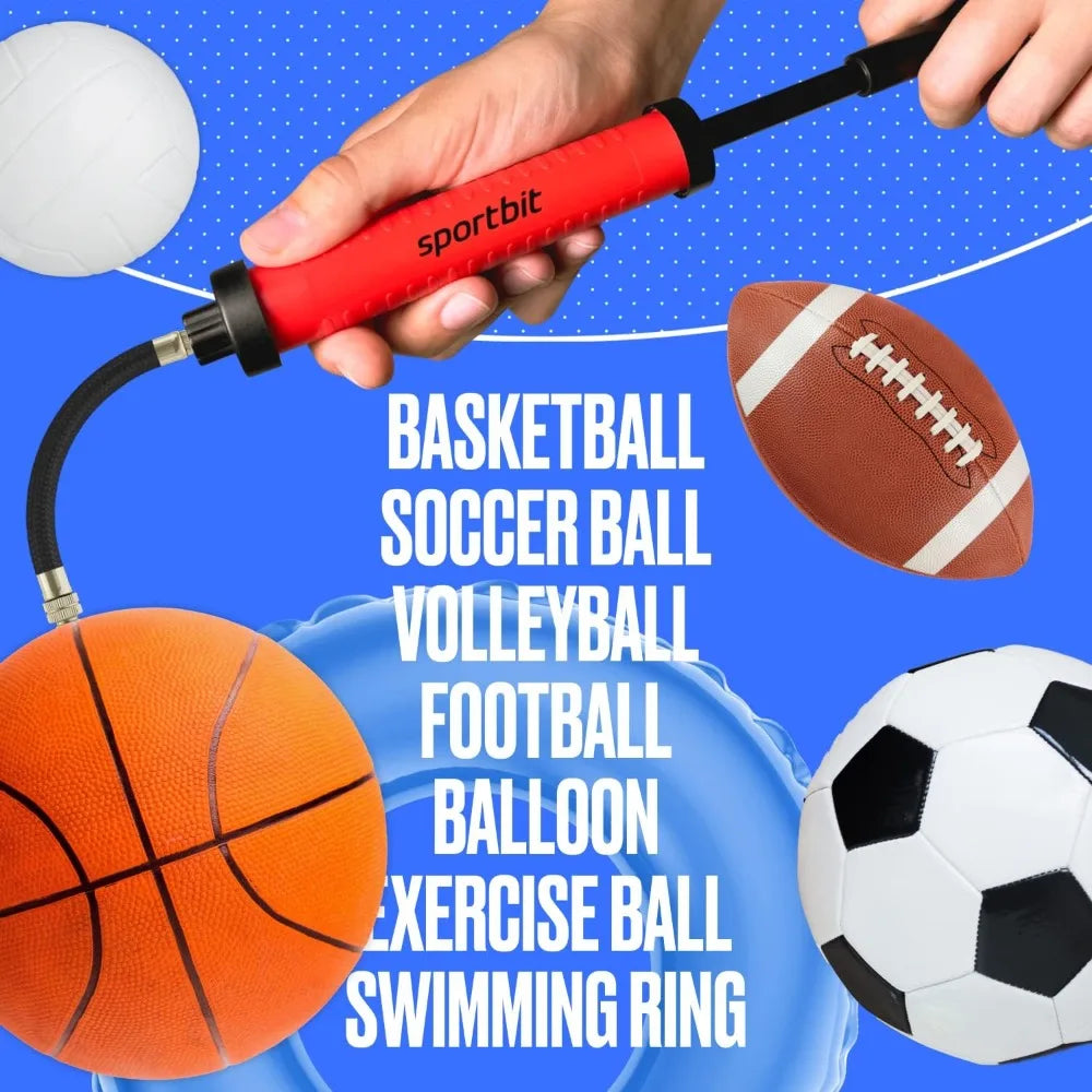 Air Pump for Sport Balls - Football - Soccer -  Basketball - Volleyball
