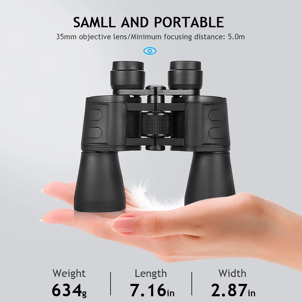 180x100 Zoom Binoculars  Day Night Vision Long Range