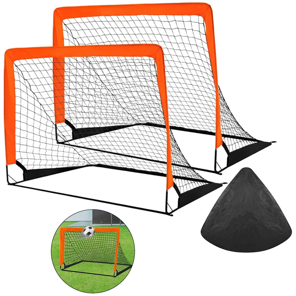 Soccer Goals for Backyard Set 2pcs Portable For Training