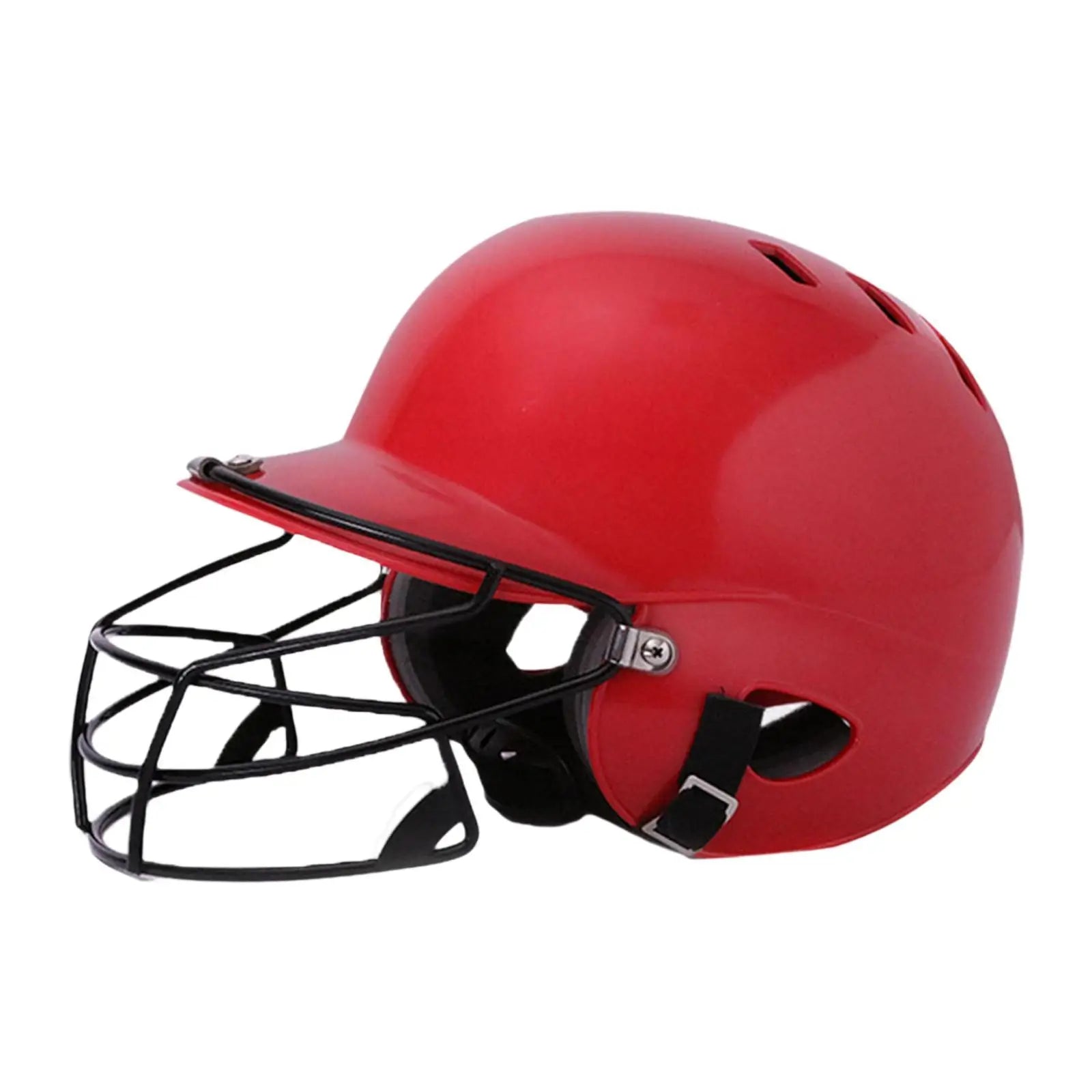 Baseball Batting Helmet with Facemask Comfortable Shock Absorbing