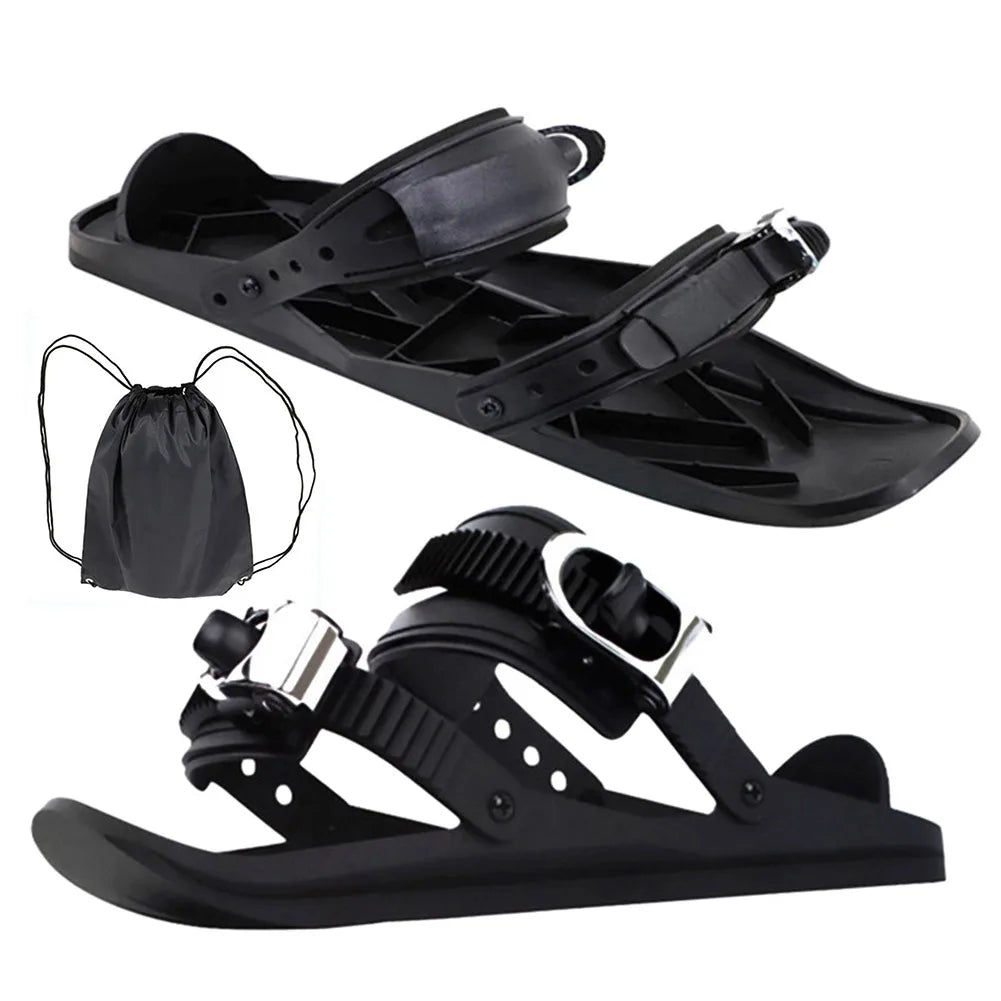 Short - Mini Skating Ski Shoes Portable Adjustable Boot