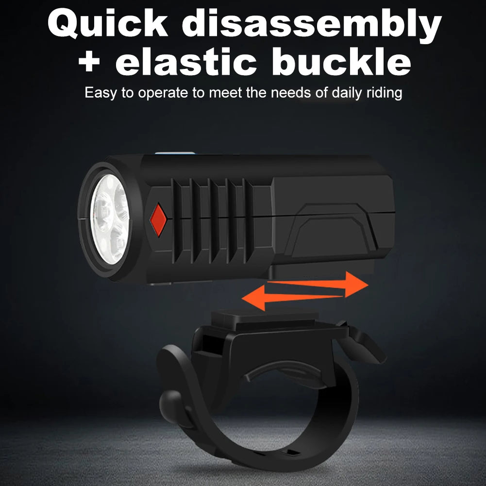 LED Cycling Front Light USB Charging  Lamp