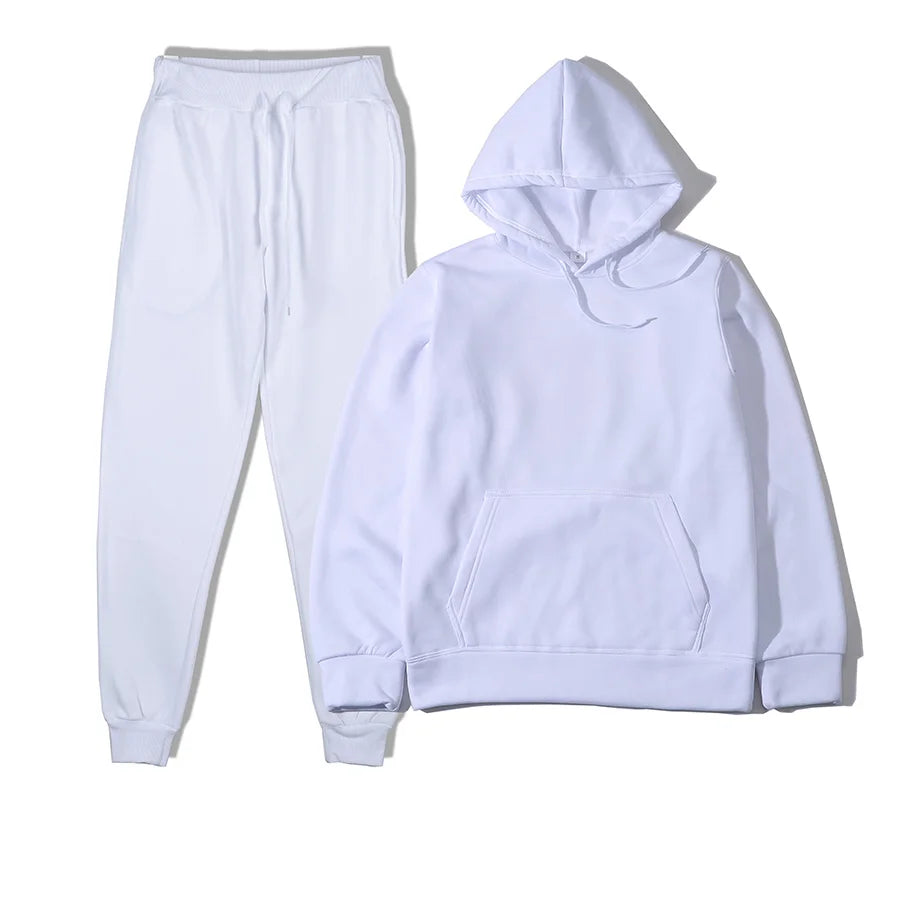 Men's sports suit fashion sports suit hooded pants two-piece set running casual sports shirt sports pants men's clothing