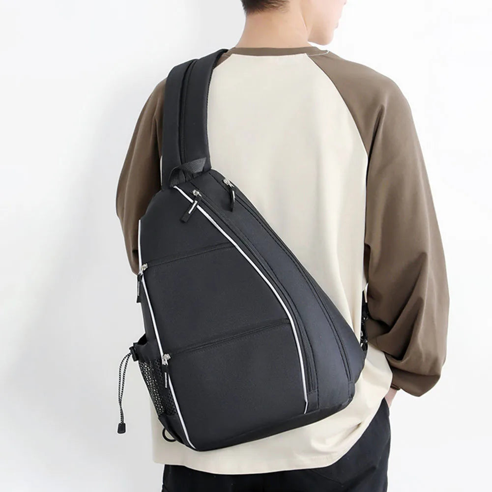 Pickleball Bag Racketball Sling Bag Adjustable Sports Bag