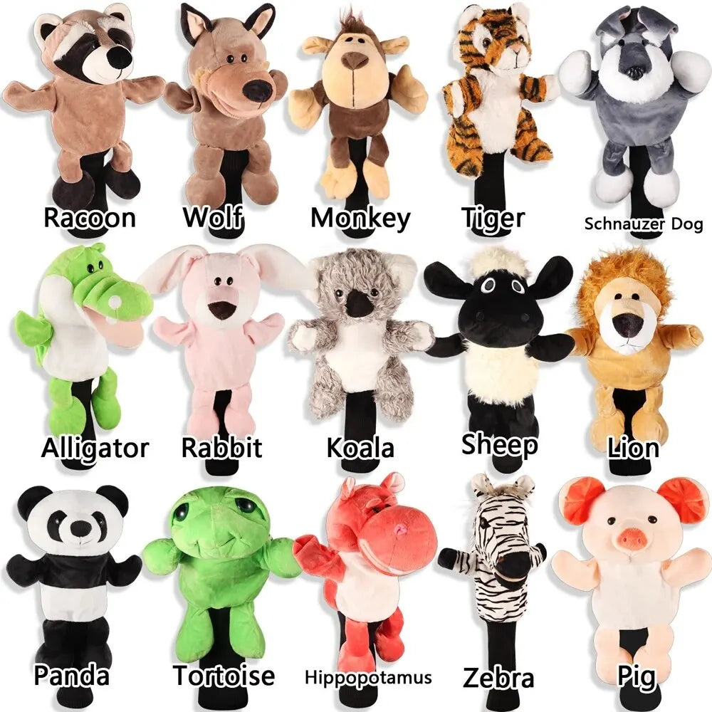 All Kinds of Animal Golf Club Driver Head Covers Suitable for Men's and Women's Golf Driver Club Mascot Novelty Cute Gift