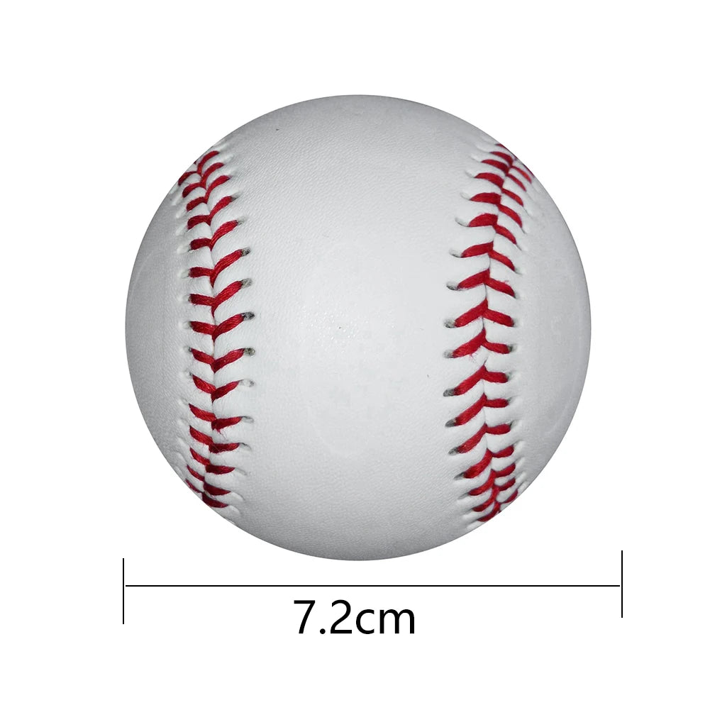 BaseBall Elastic 9inch 7.2cm Exercise Base Balls Soft Rubber Core Relieve Stress Equipment for Sport Team Game
