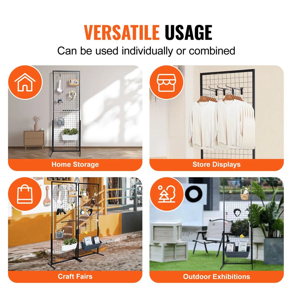 Wall Panels Tower Wire Display Racks Double Side