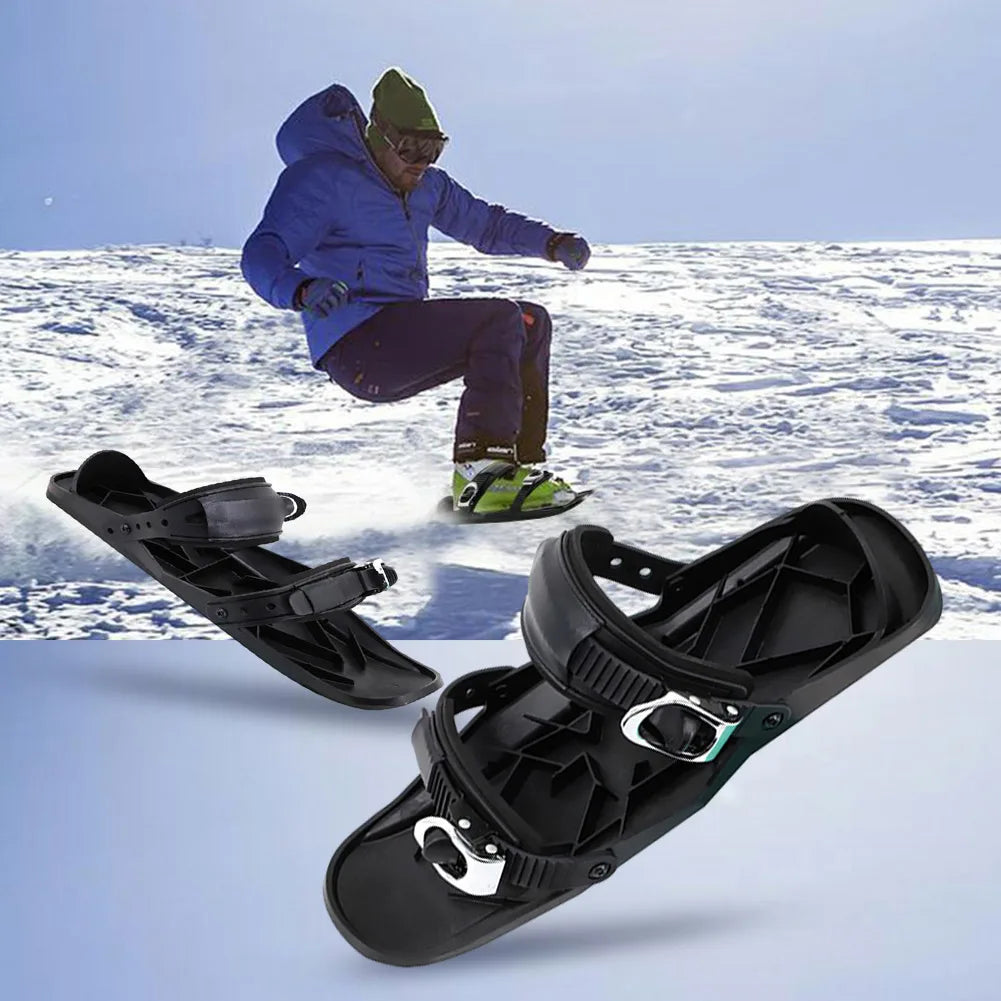 Mini Short Ski Skates Snowboard Boots Adjustable