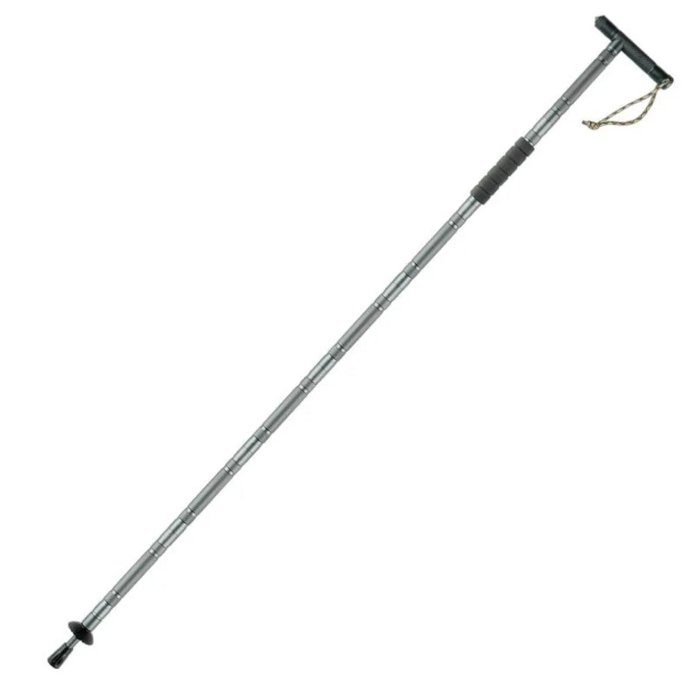 Folding Trekking Pole Heavy Duty Aluminum Alloy Handle Non-Slip Multi-Function Outdoor Hiking Walking Stick for Camping