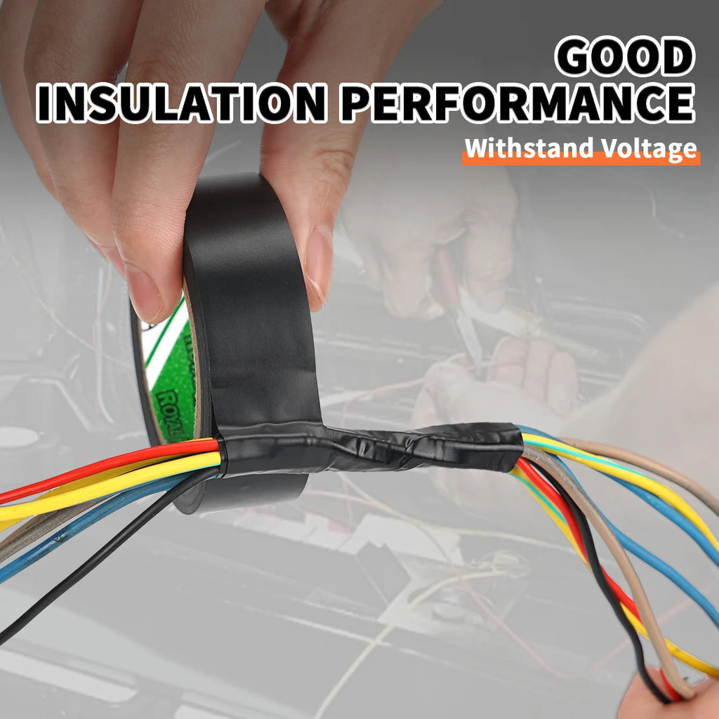 High-Temperature Resistant Black Rubber Electrical Tape -durable and soft insulating adhesive, used for industrial, household