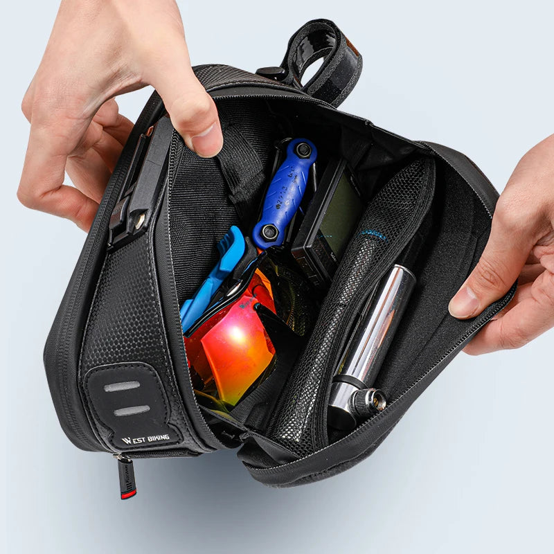 Bicycle Saddle Bag Waterproof Hard Shell