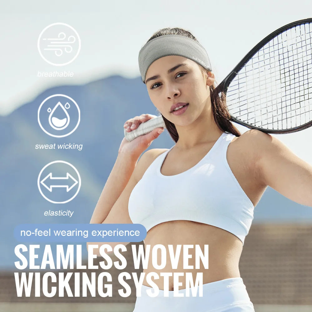 Summer Fitness Sweatband ennis Headband Sweat Wicking Lightweight Running Hairband
