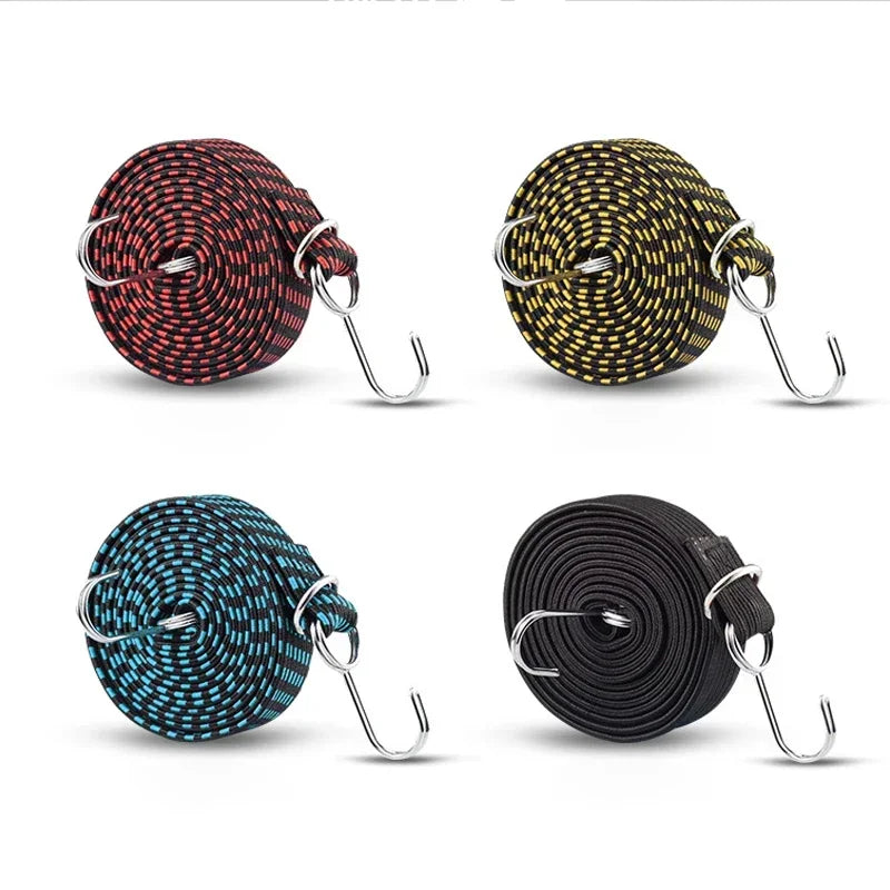 Elastics Rubber Luggage Rope Cord Hooks - Rope Ties