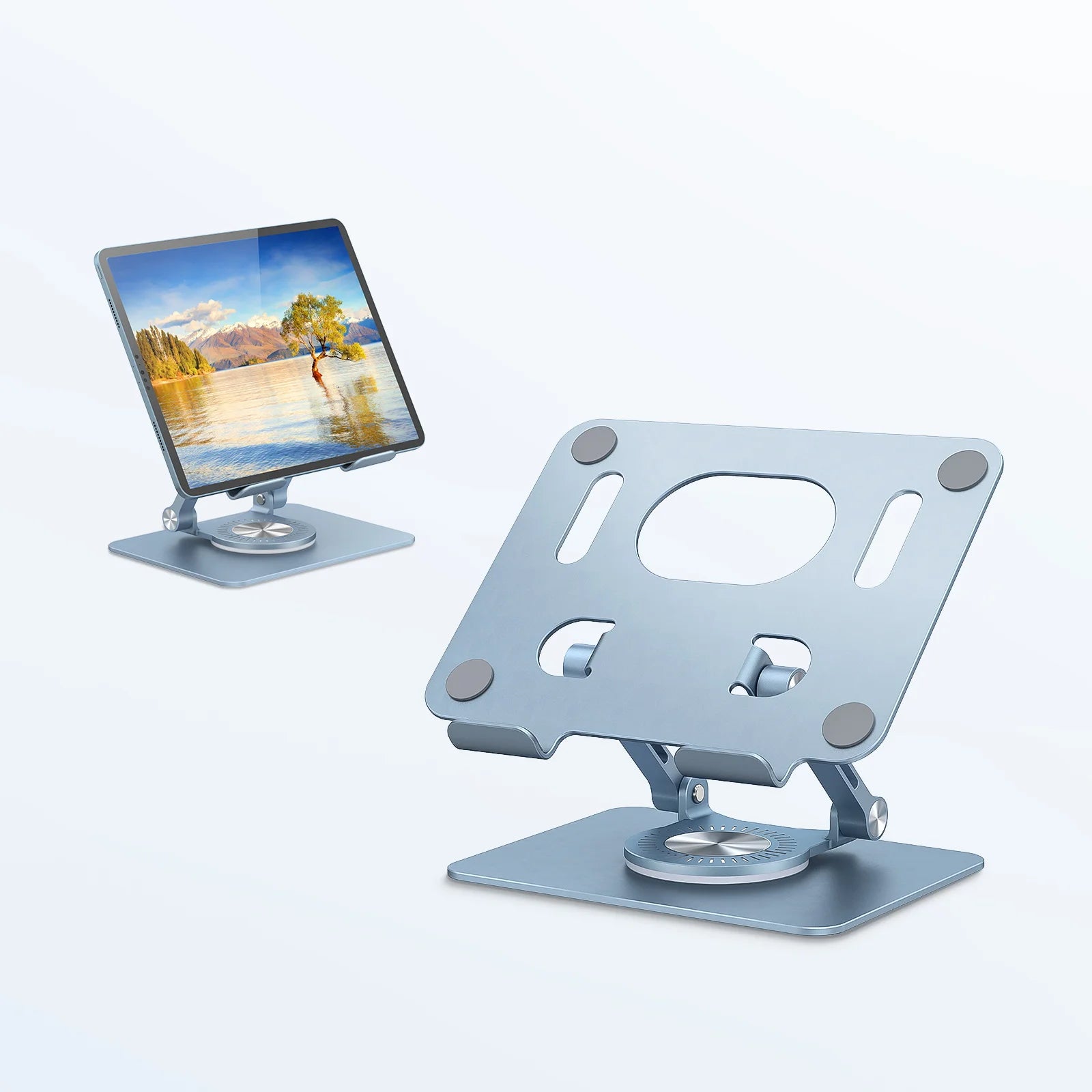 Adjustable with 360 Swivel Base Aluminum Tablet Stand - Holder