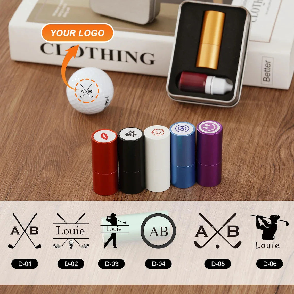 Custom Golf Ball Stamp