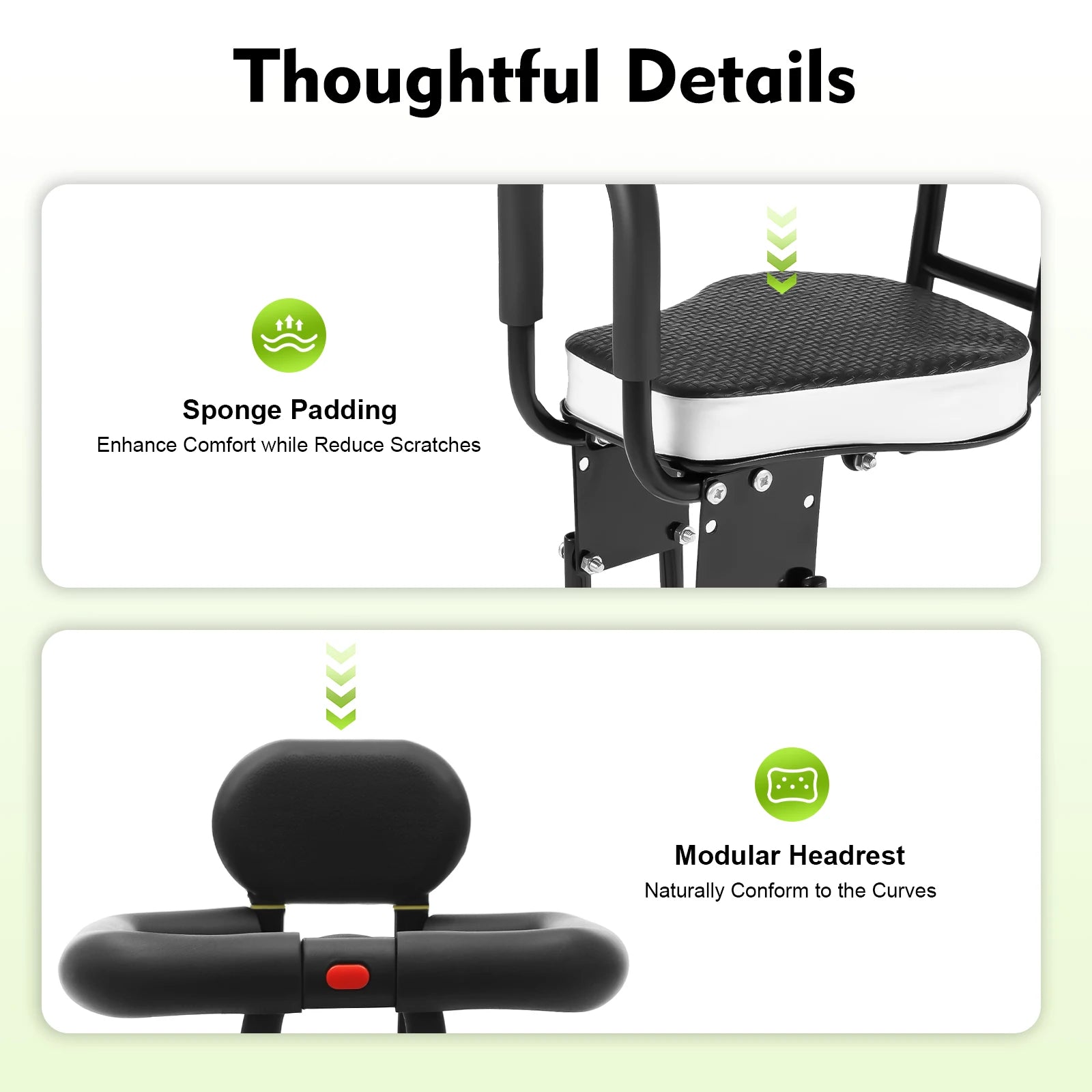 Bike Seat Mounted Child Carrier For Children 1~5 Years Old Kids