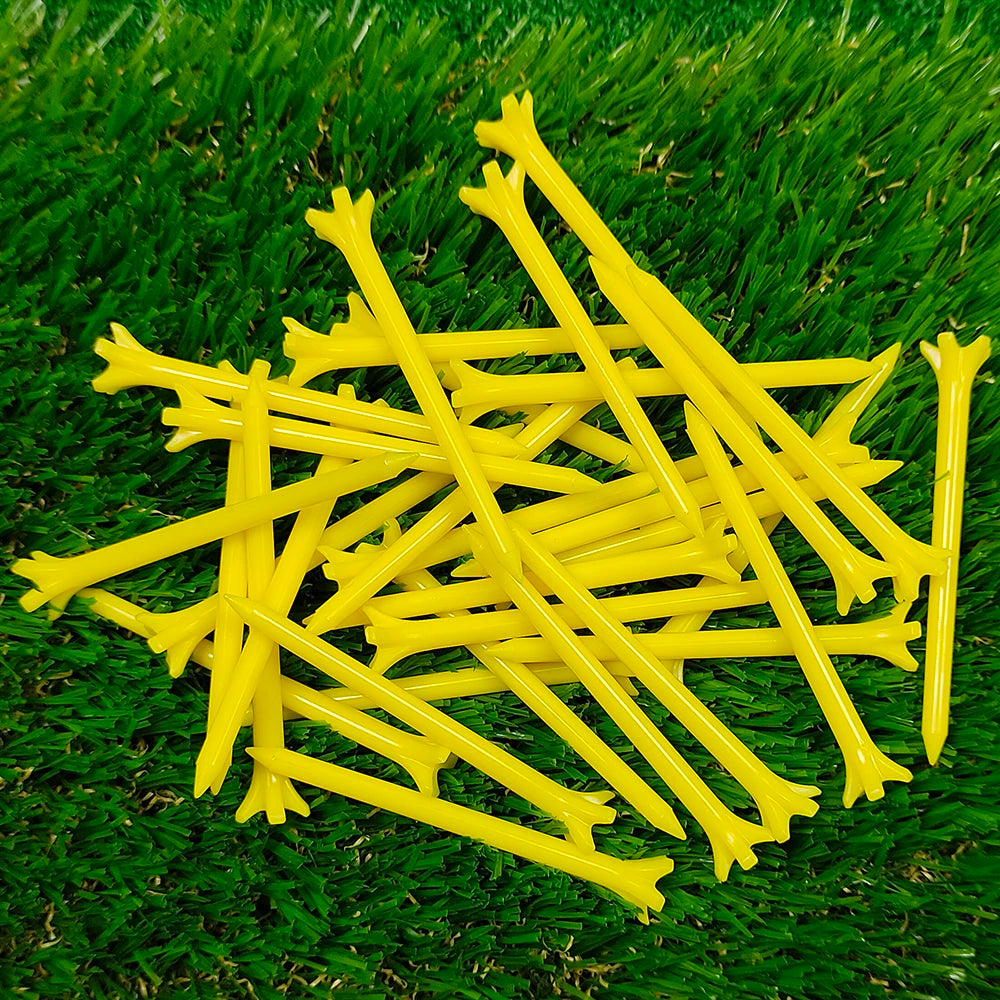 40 Pack Plastic Golf Tee Set 2-3/4'' Unbreakable