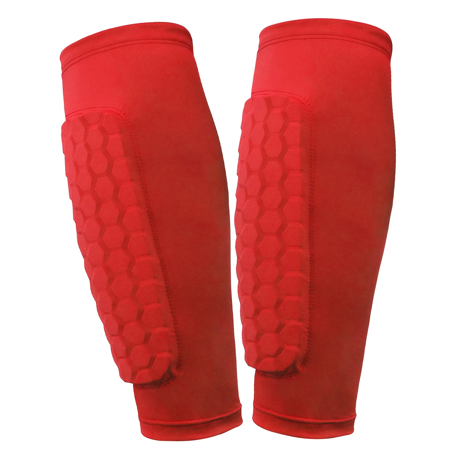 Shin Defender with Honeycomb Pads  - Leg Guard Sleeves for Boys Girls Men