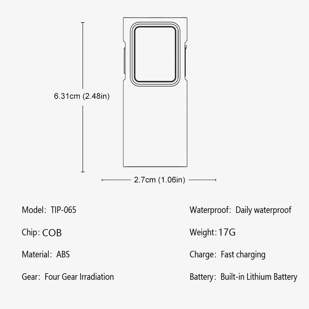 LED Mini Work Light USB Rechargeable - Waterproof