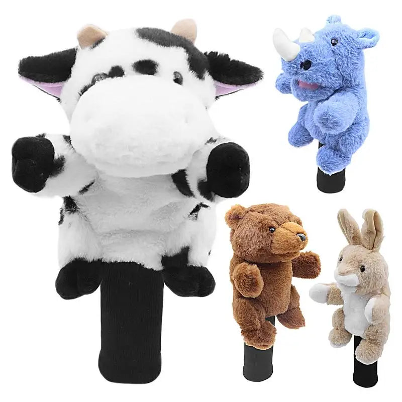 Golf Head Covers Cartoon Stuffed Animal