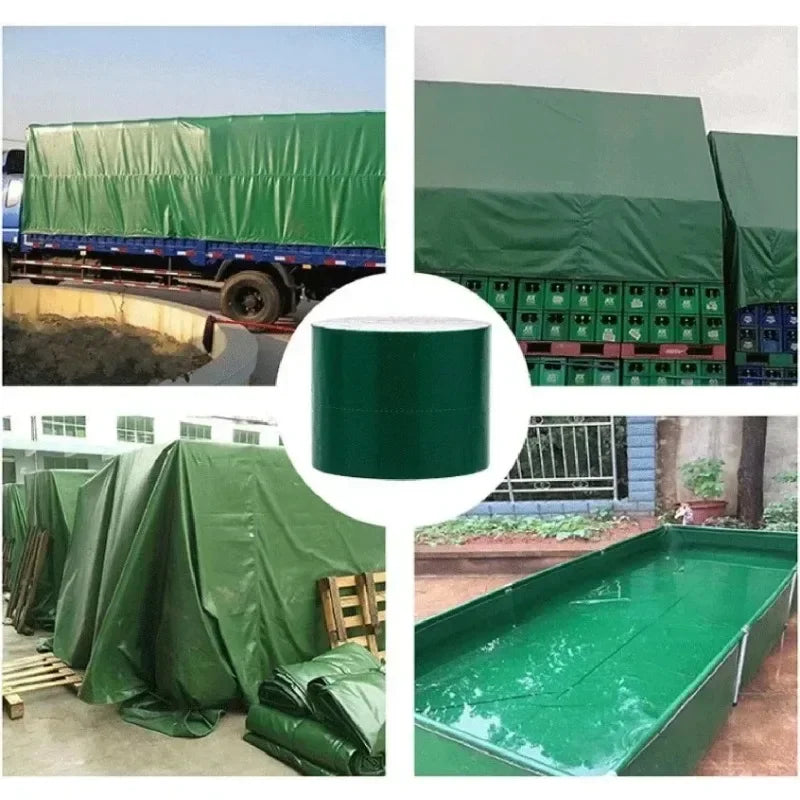 Waterproof Canvas Repair Tape Strong Sticky Self-Adhesive Tape for Tents Awnings Outdoor Truck Rainclothes Awning Sealing Tapes