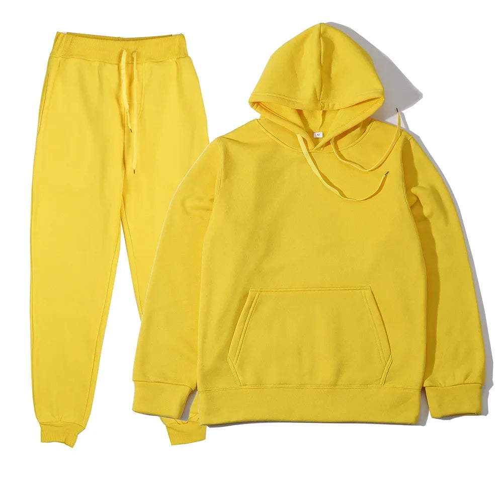 Men's sports suit fashion sports suit hooded pants two-piece set running casual sports shirt sports pants men's clothing