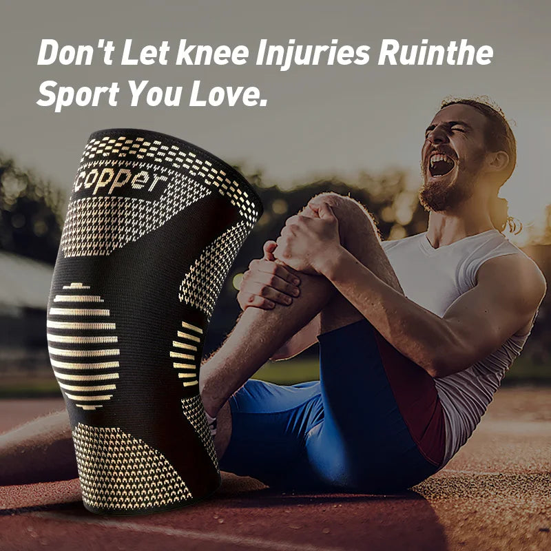 Sports Knee Brace - pads, Breathable Non-Slip 2-Pack