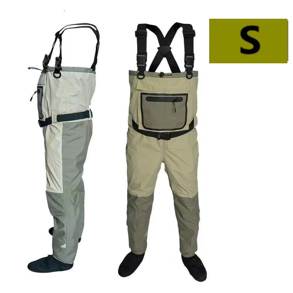 fly fishing Children to adults waders neoprene foot for men raft hunting Quick-dry Waterproof and breathable