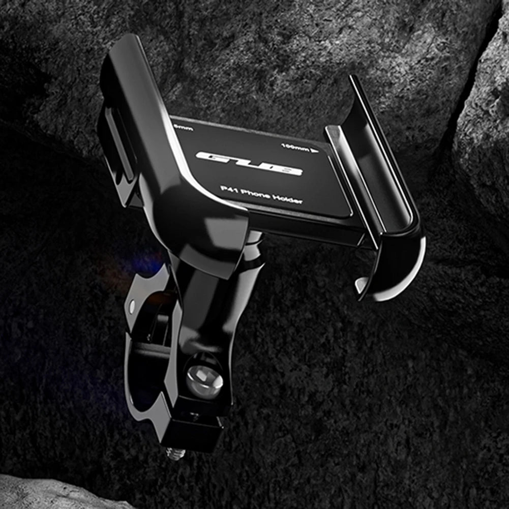 Bike Cell Phone Holder Aluminum Alloy For Bicycle - Motorcycle -Scooter
