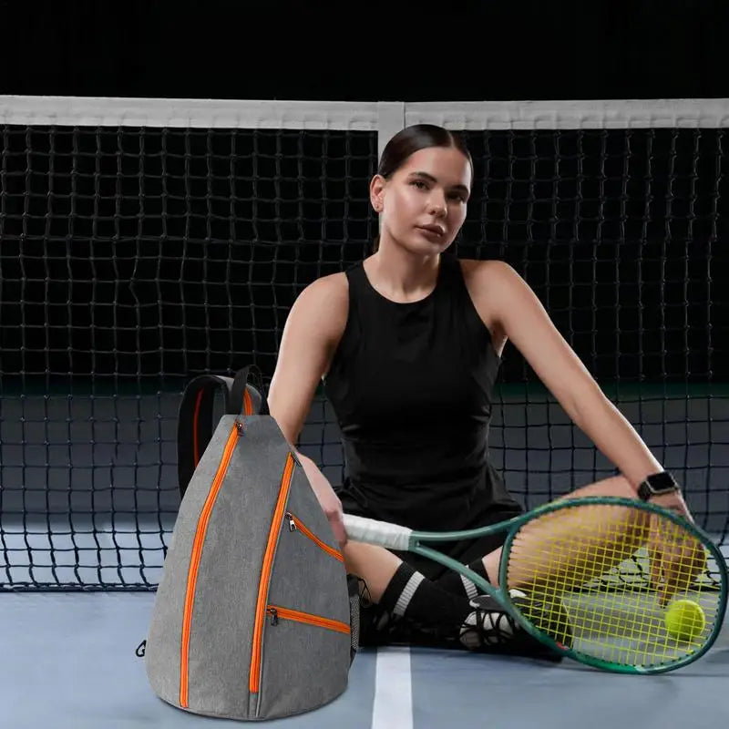 Tennis Racket Backpack Storage Sling Bag