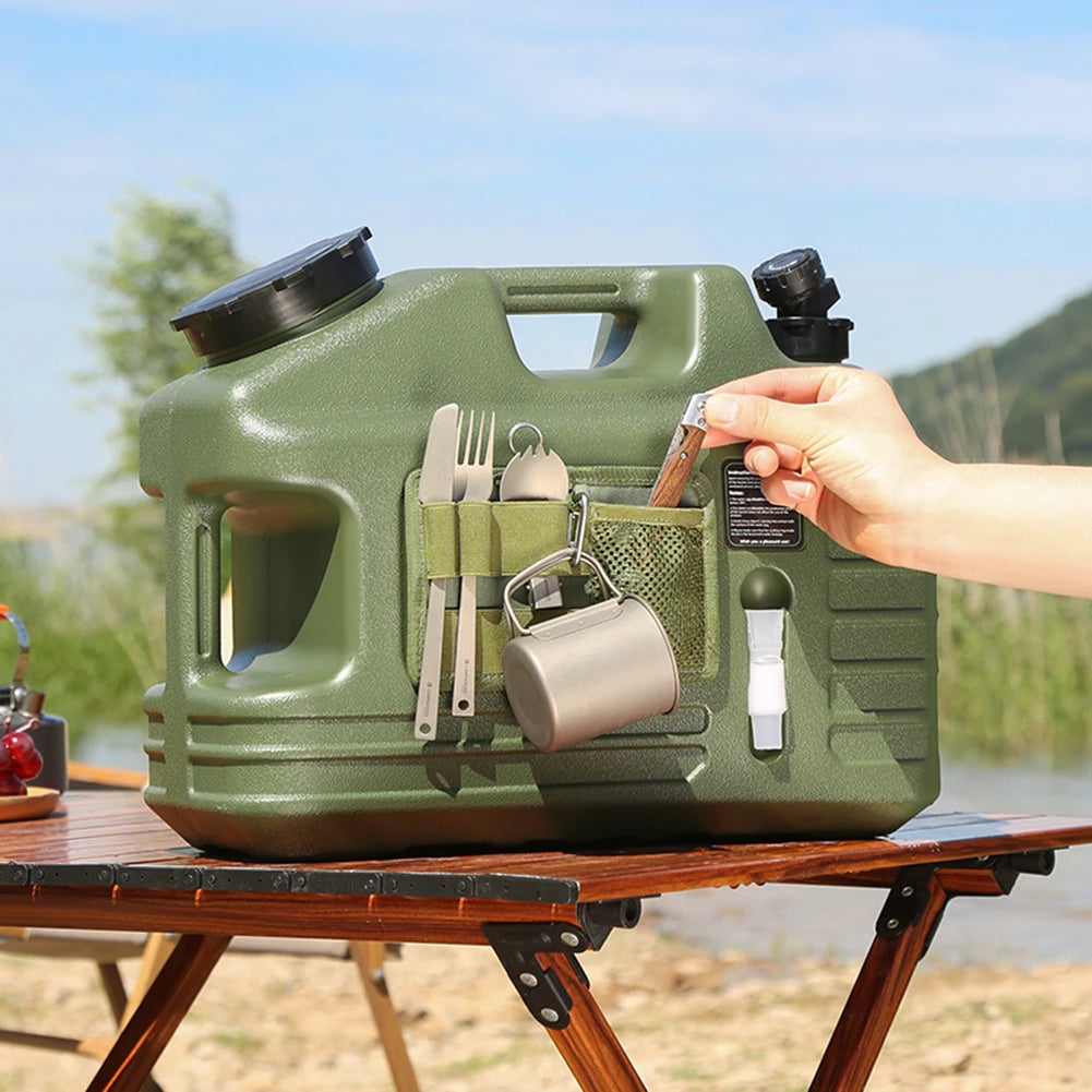 18L Water Container with Detachable Faucet Portable Tank