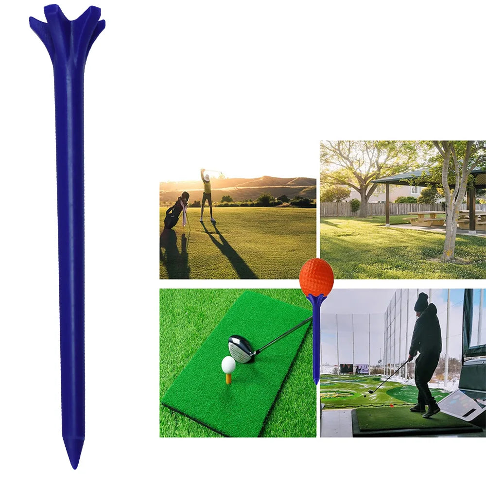 40 Pack Plastic Golf Tee Set 2-3/4'' Unbreakable