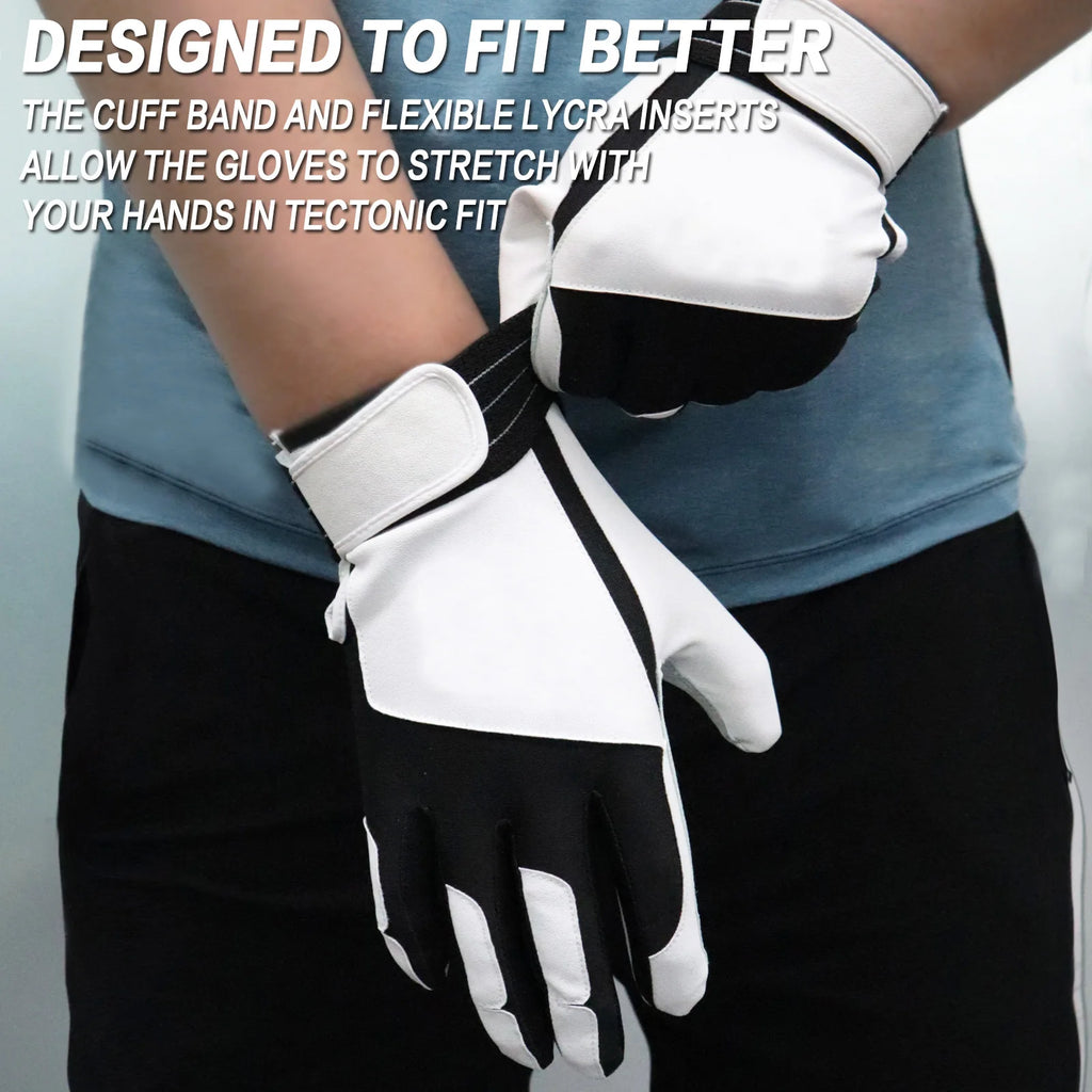 Batting Gloves for Baseball or Softball Cabretta Leather Batting Glove 1 Pair