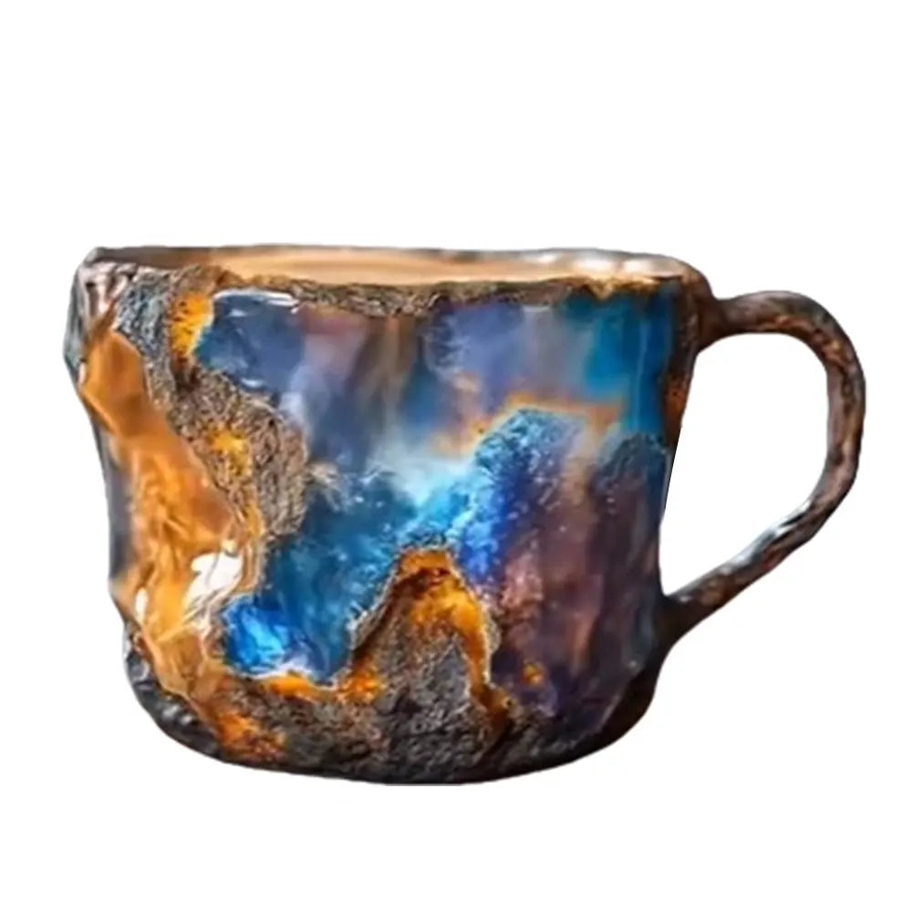 Mineral Colored Crystal Mug - Coffee Cup