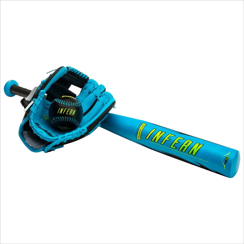 Franklin Sports Blue Inferno Tee Ball Set - Youth 25"