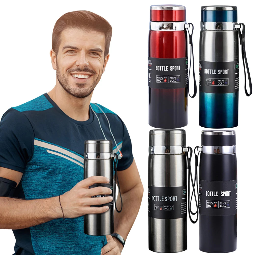 Insulated Thermal Water Bottle for Hot and Cold Drinks