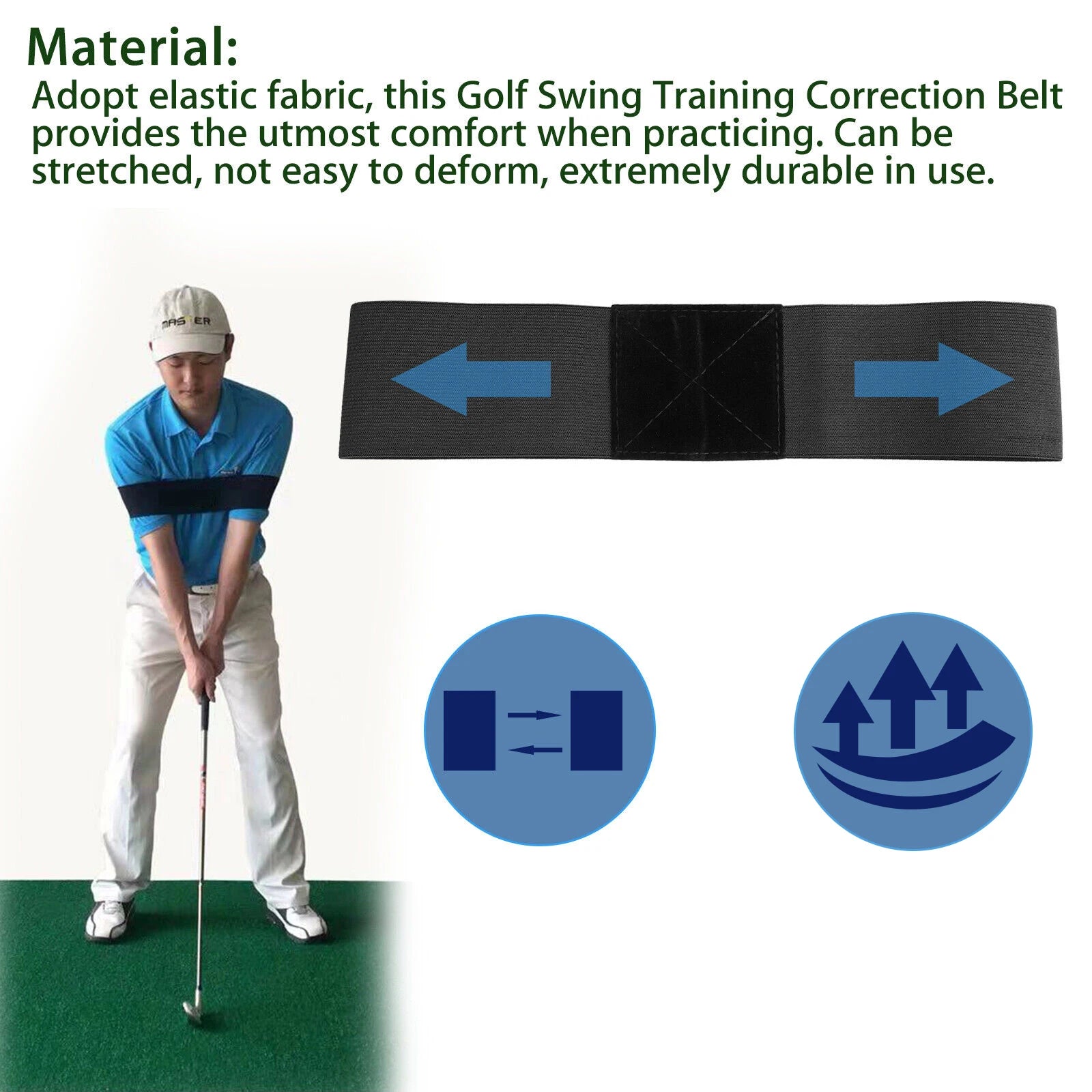 Golf Swing Training Aid - practice golf swing belt