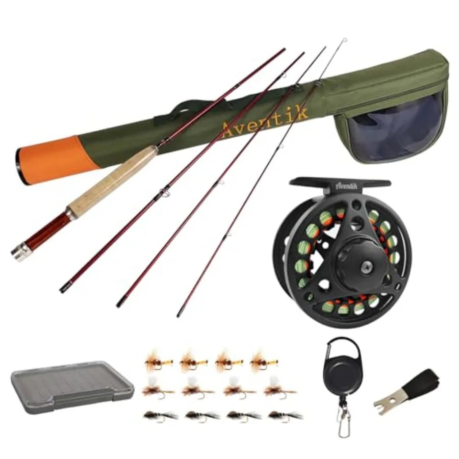 Fly Fishing Starter Kit  Rod and Reel with Travel Case