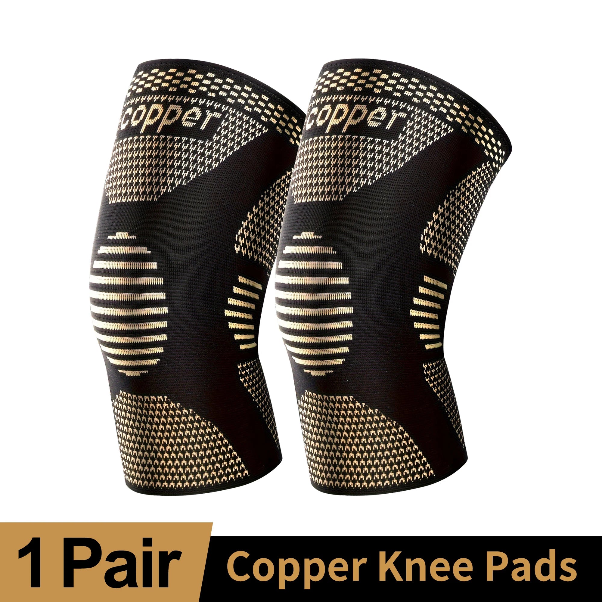 Sports Knee Brace - pads, Breathable Non-Slip 2-Pack