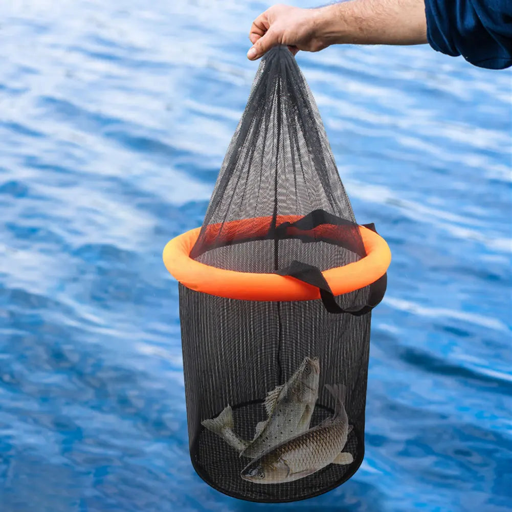 Floating Fishing Bait Basket Collapsible