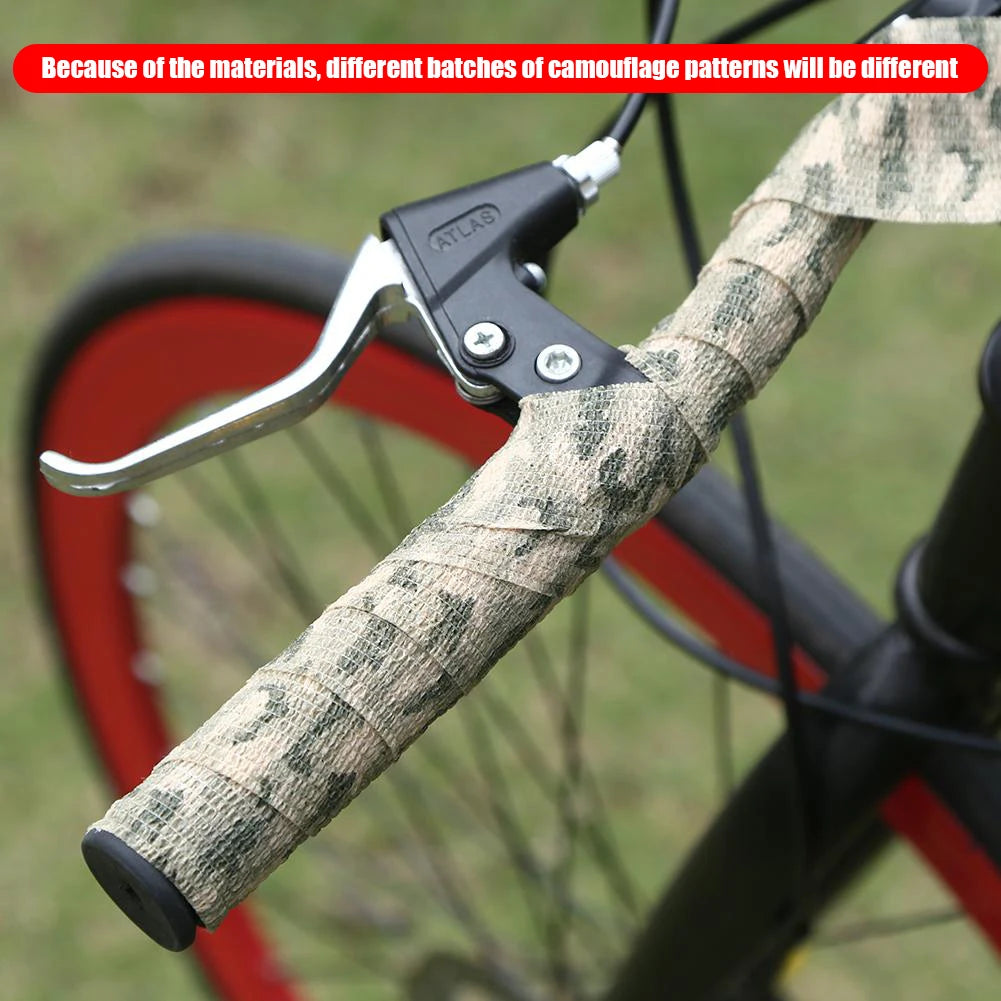 Camouflage Elastic Wrap Tape Self Adhesive 4.5m Hunt Disguise